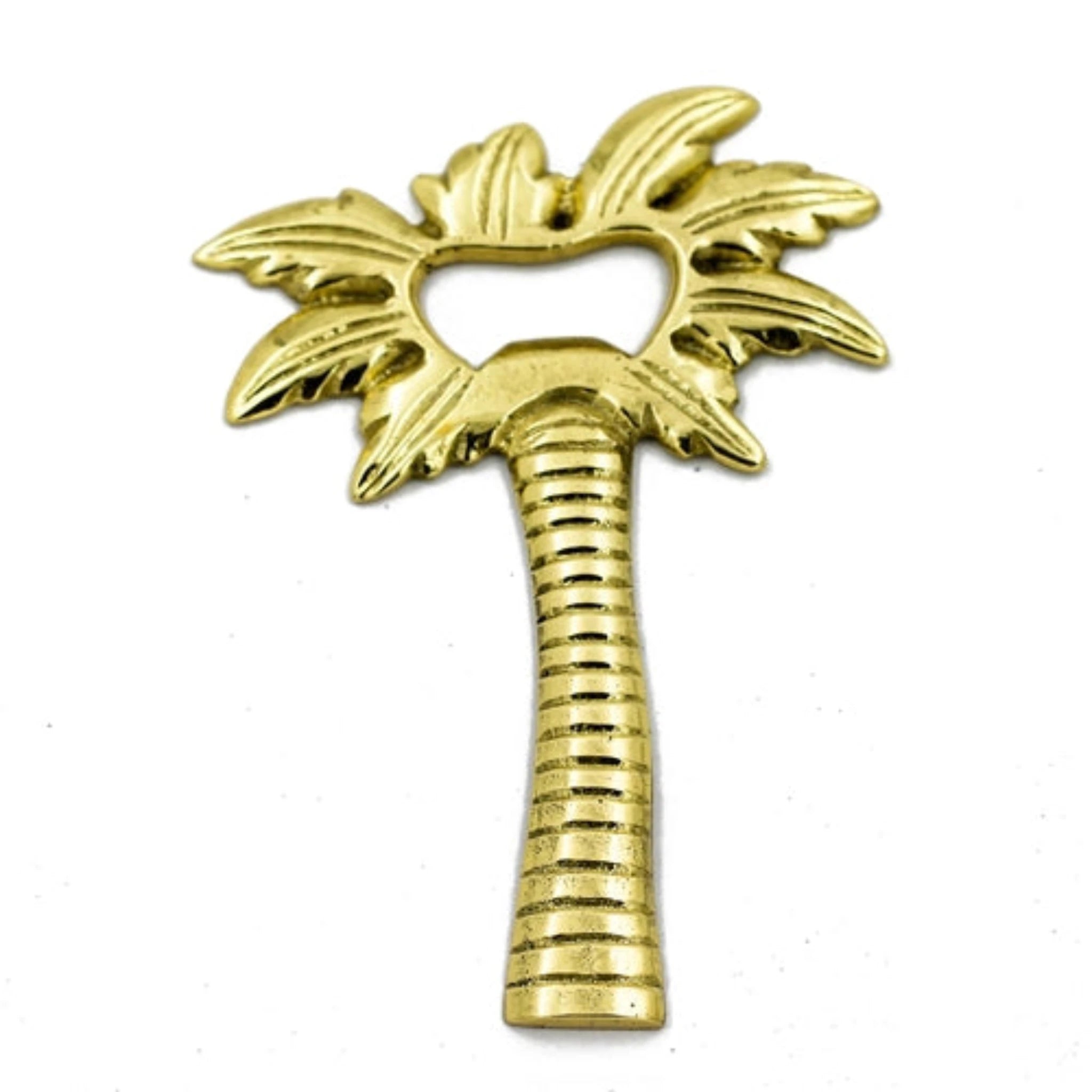 Golden Brass Palm Tree Bottle Opener