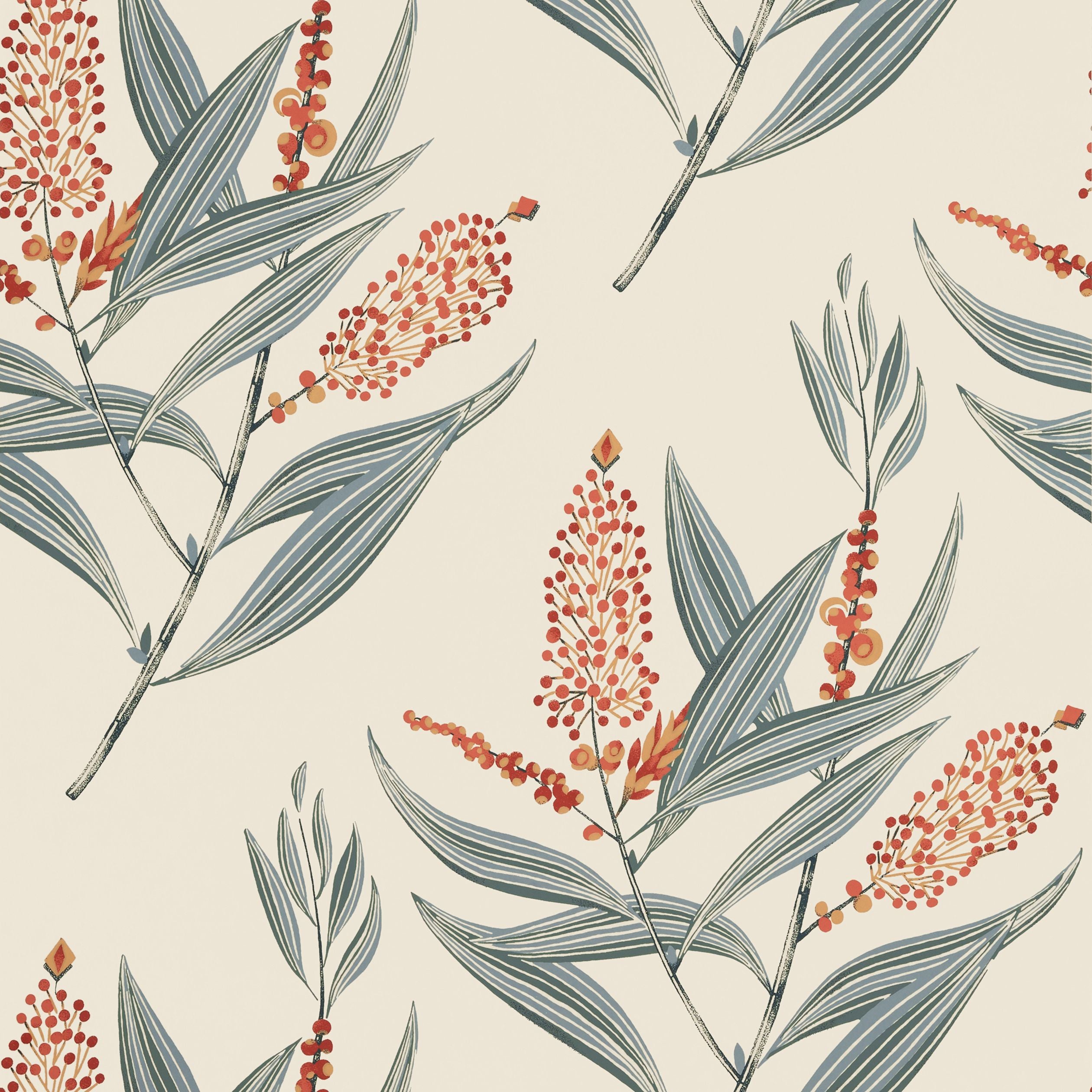 Winter Bud Thibaut Wallpaper - Double Roll