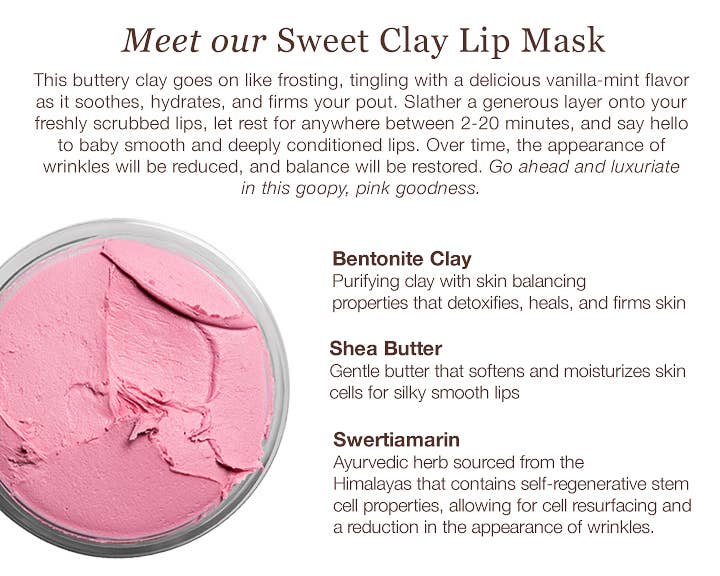 The Sweet Clay Lip Mask