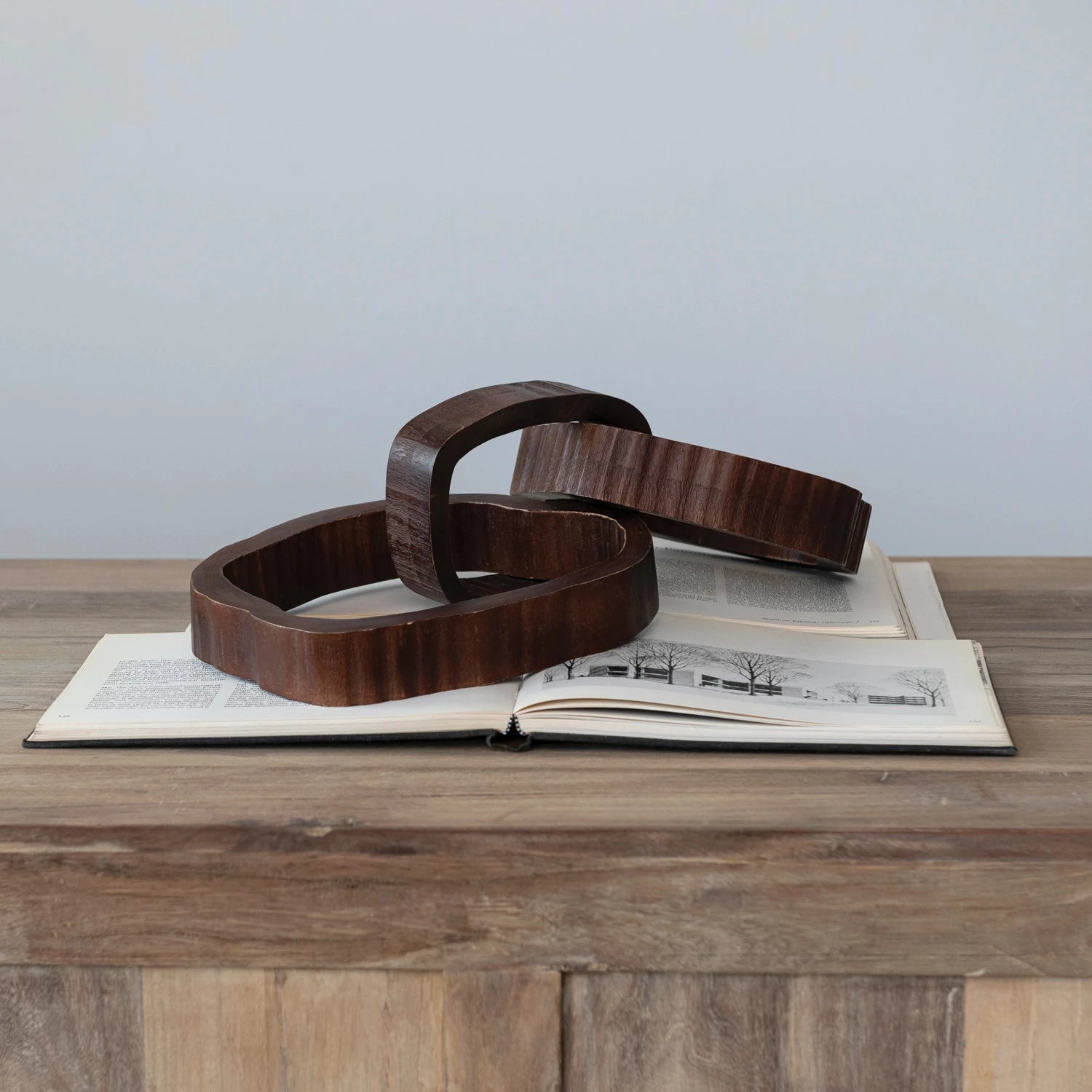 Oversized Acacia Wood Chain