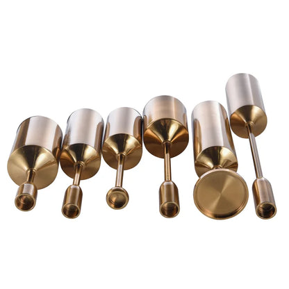 Gold Metal Candle Holders (6 Style Options)