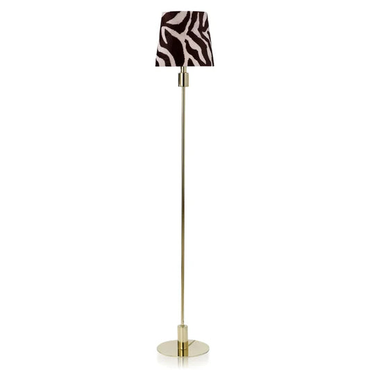 Floor Lamp With Zebra Shade