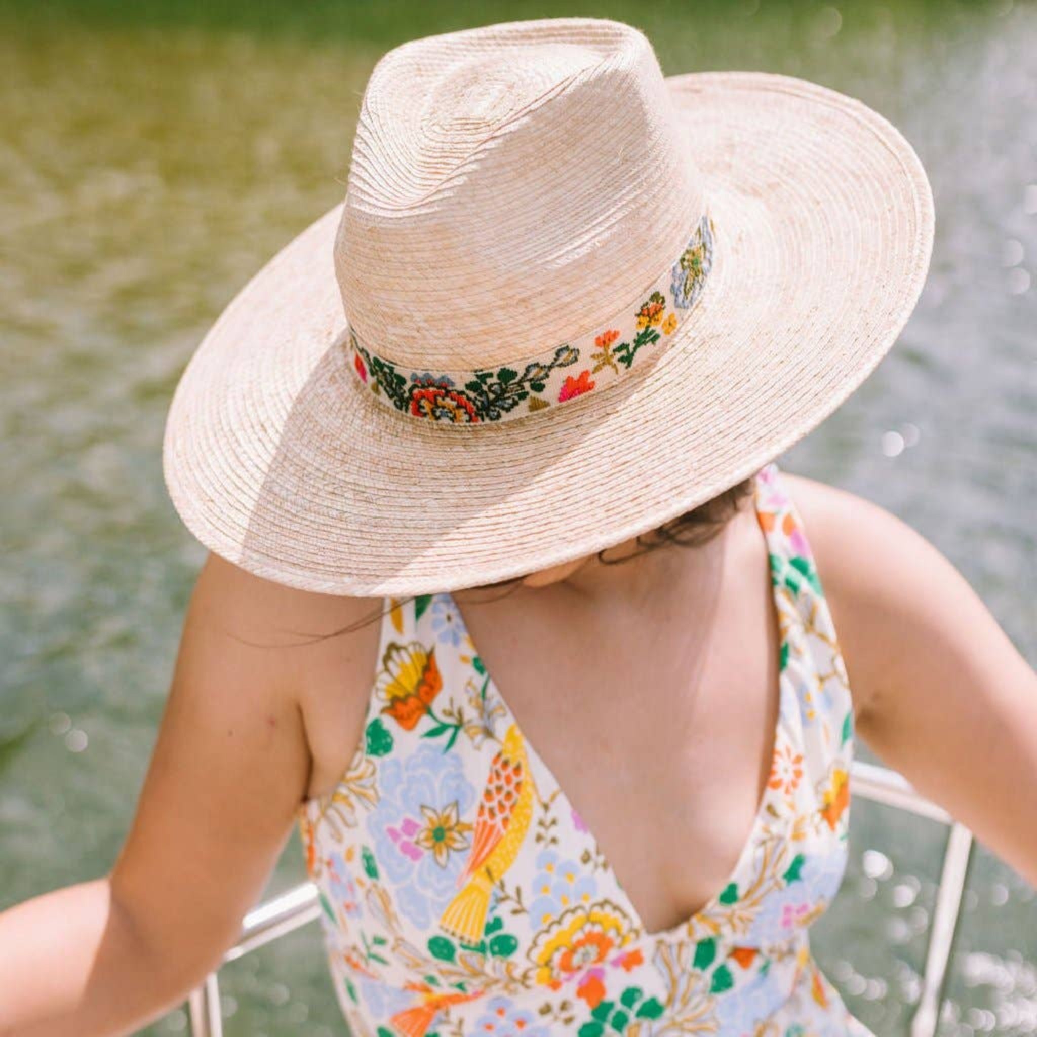 Tropical Embroidered Hat