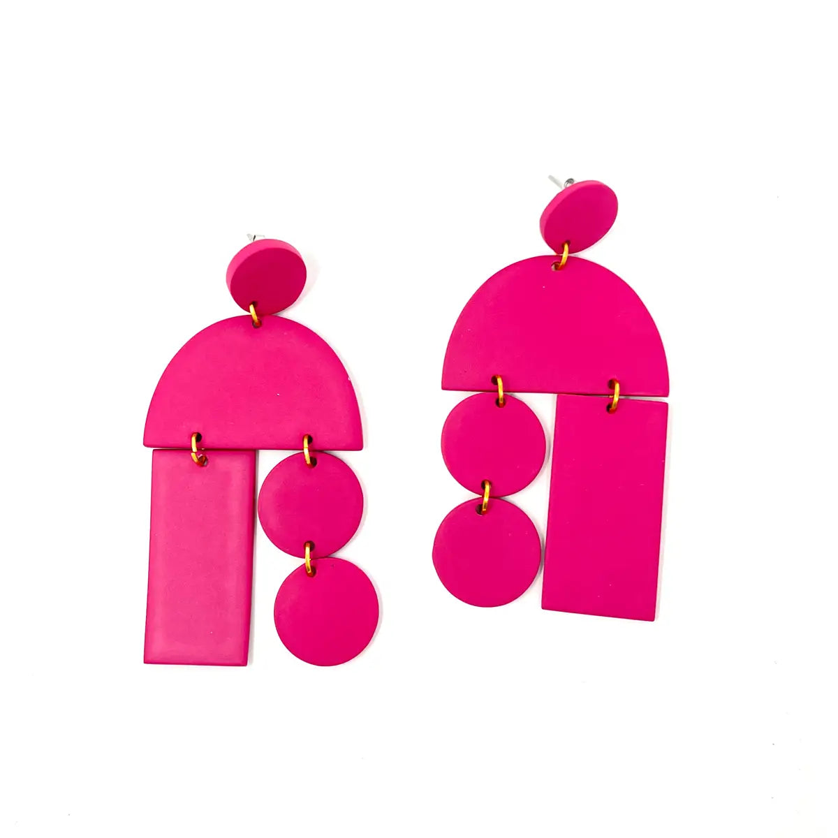 Magenta Mobile Earrings