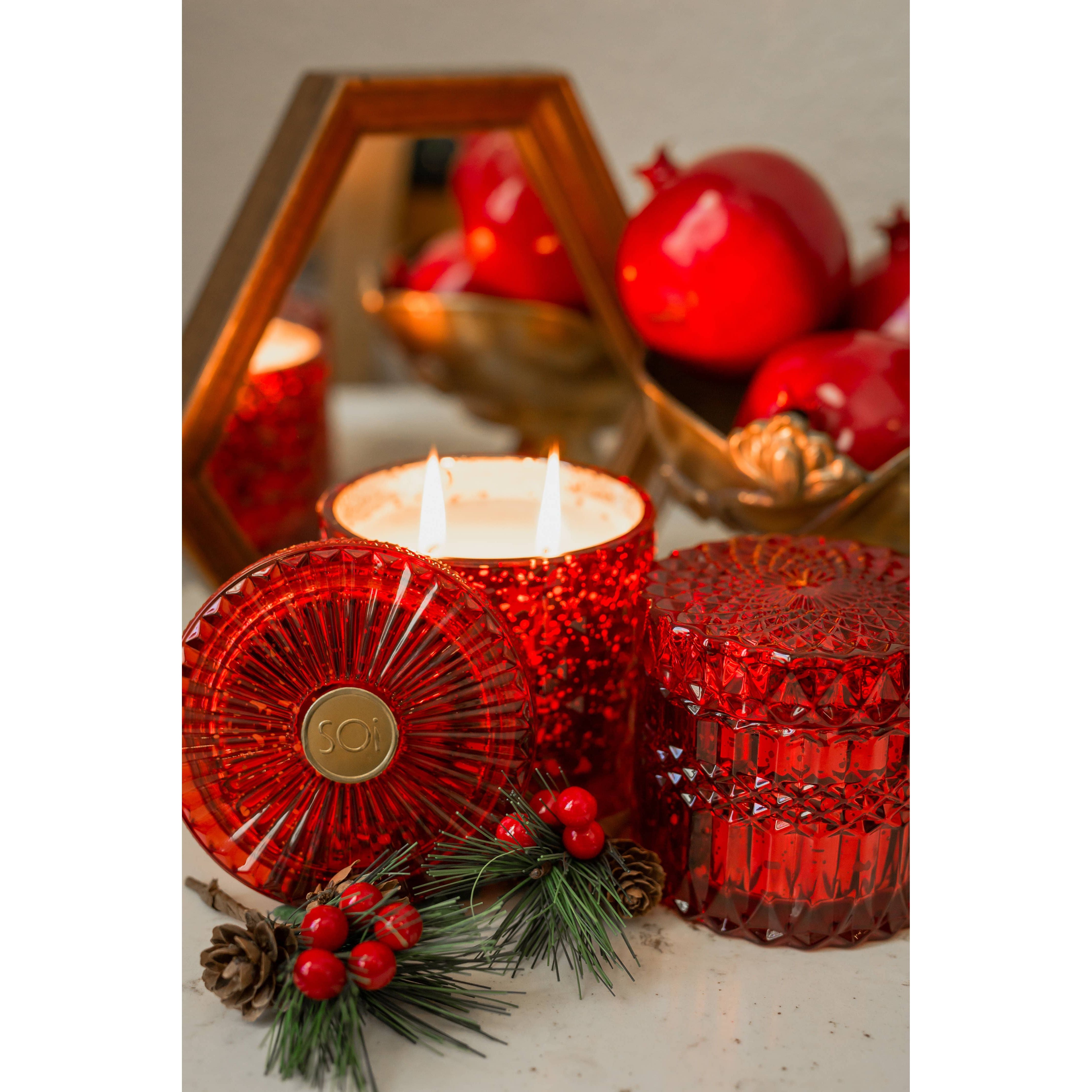 Holiday Spice Shimmer Candle | 15 oz.