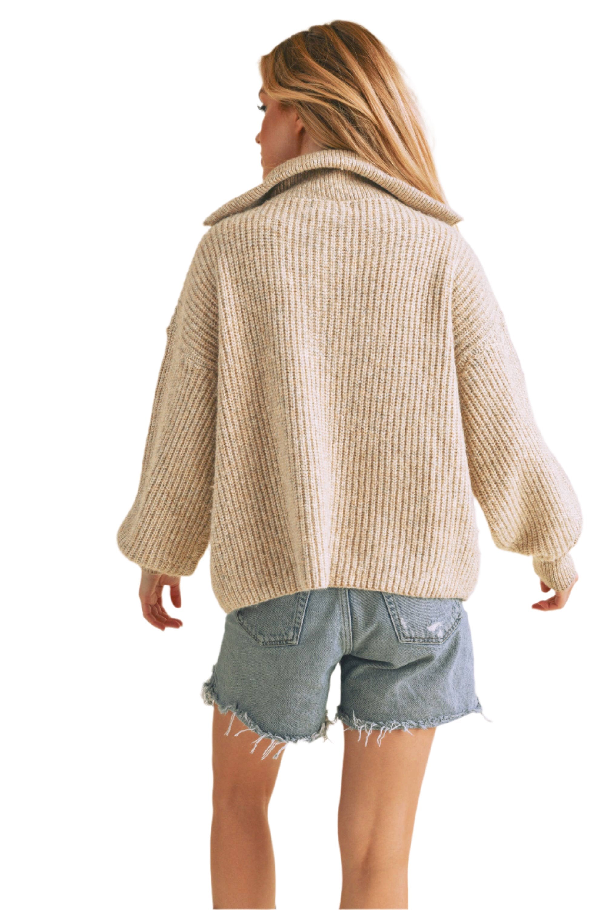 Danae Henley Sweater | Oat