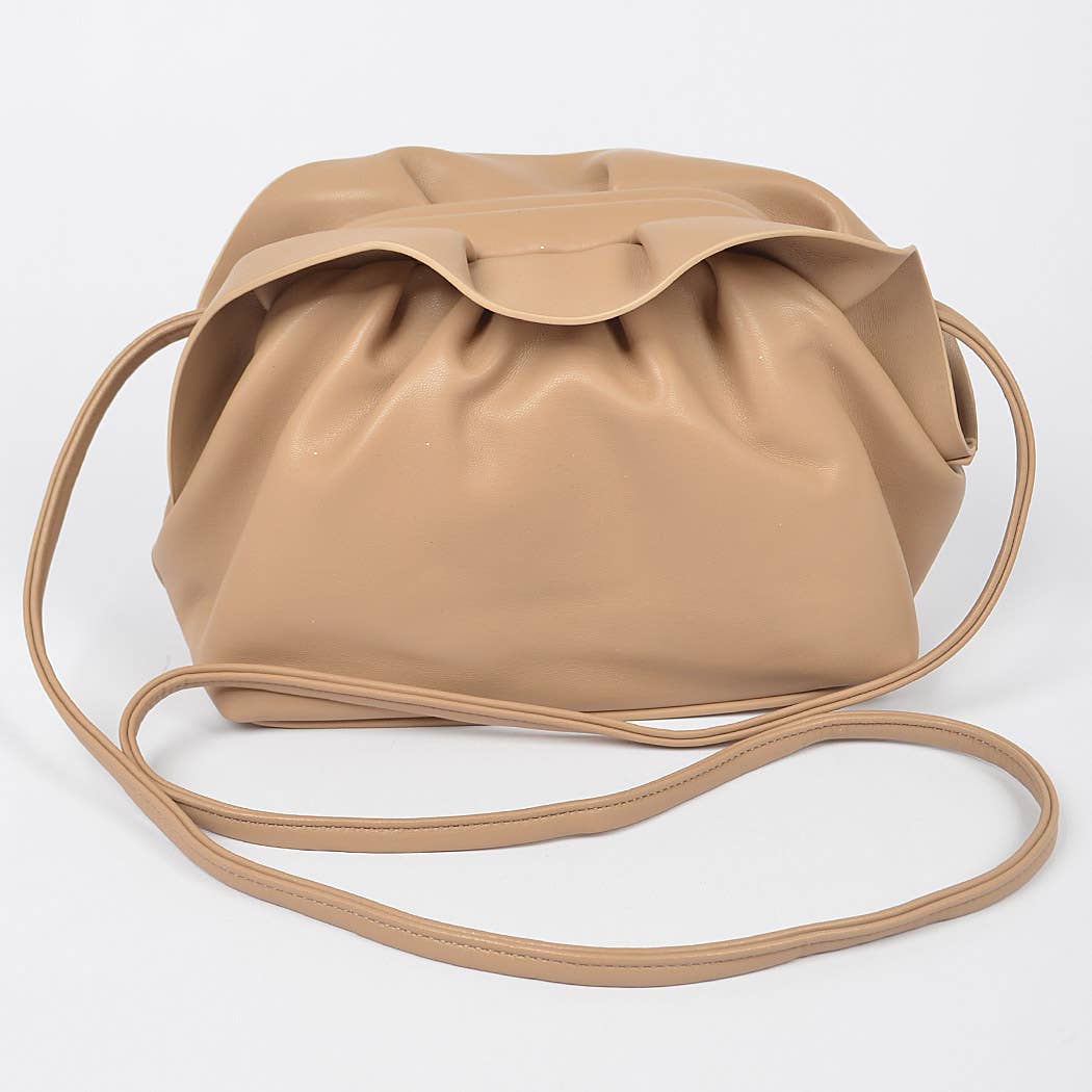 Faux Leather Bow Crossbody Bag (4 Color Options)