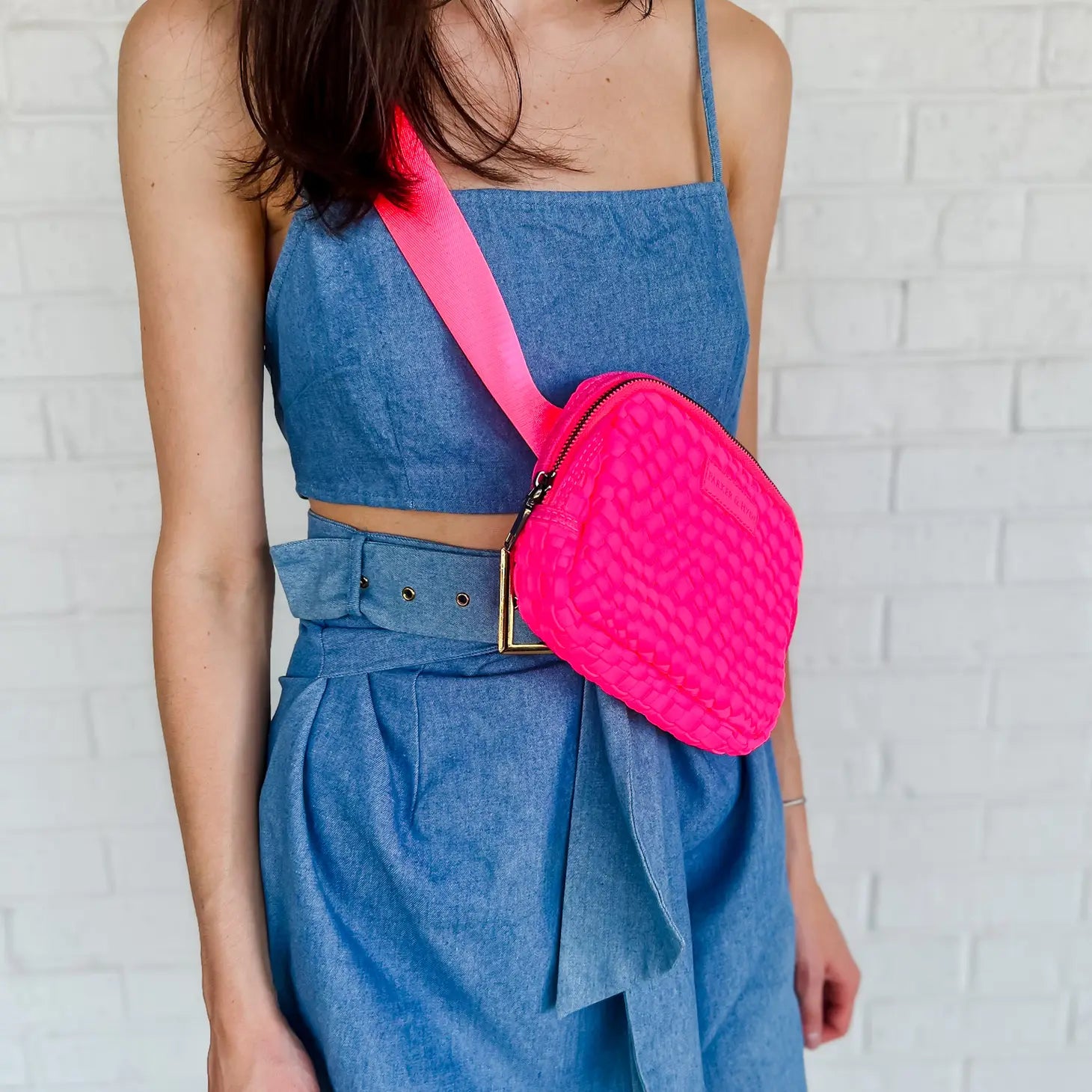 Neon Pink Belt Bag