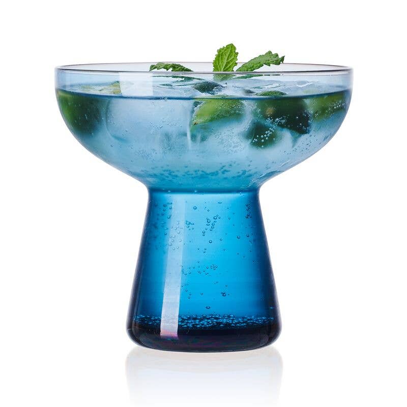 Phoebe Margarita Glass | Blue