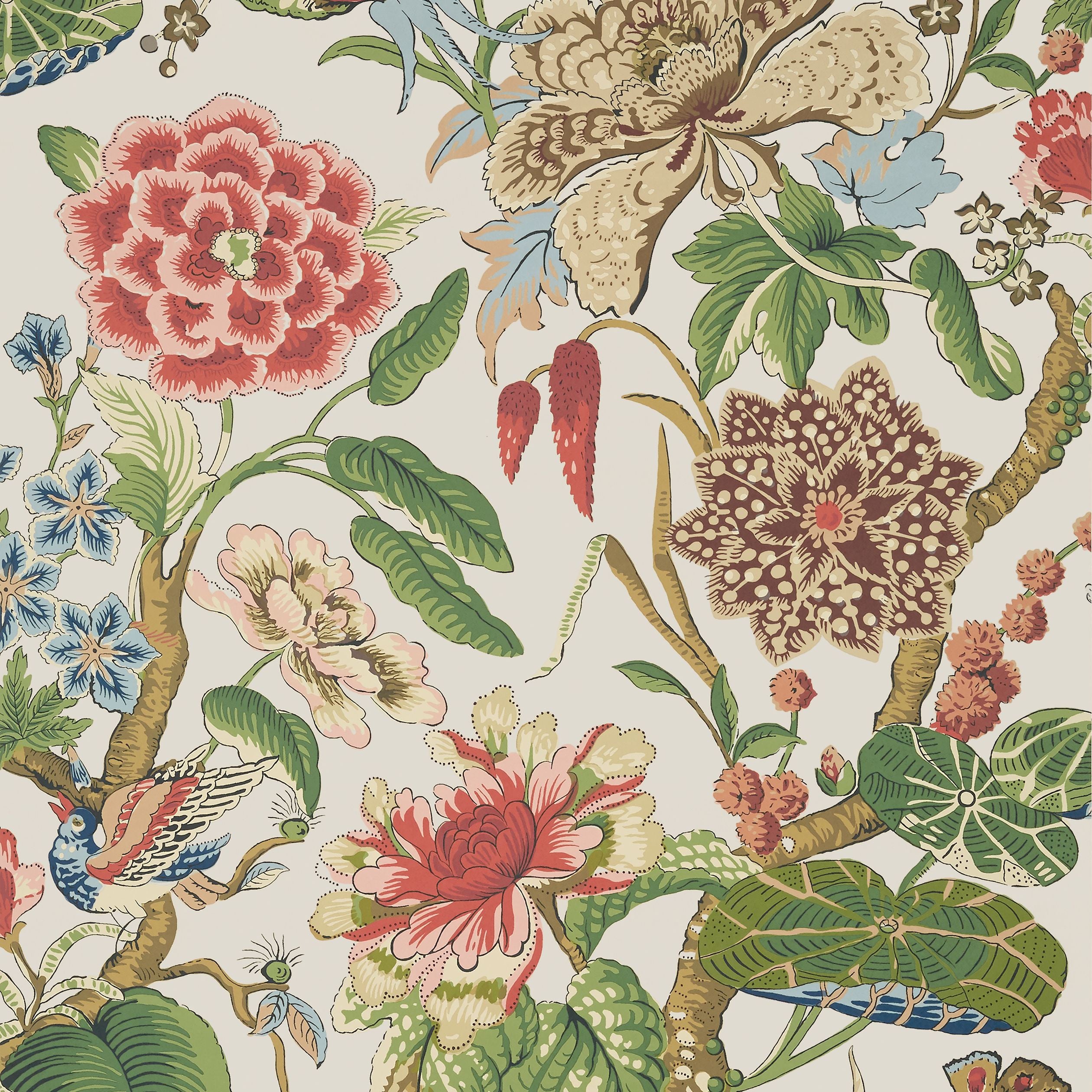 Hill Garden Thibaut Wallpaper - Double Roll