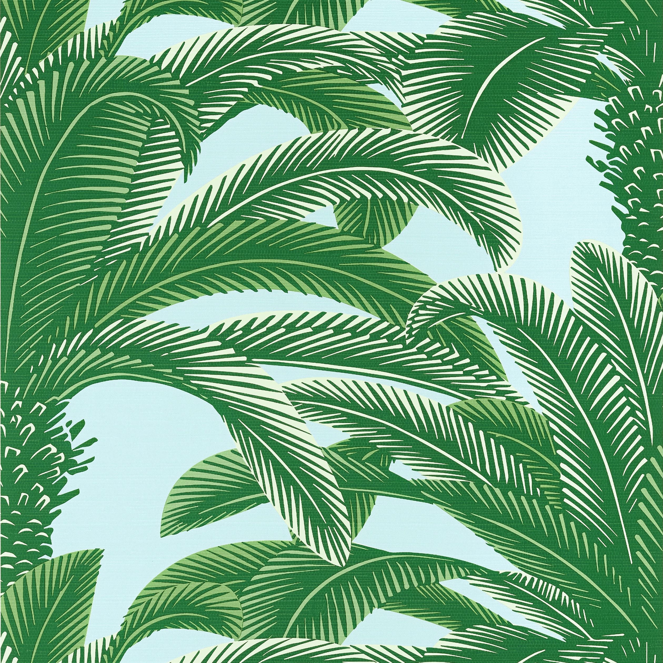 Queen Palm Thibaut Wallpaper - Double Roll