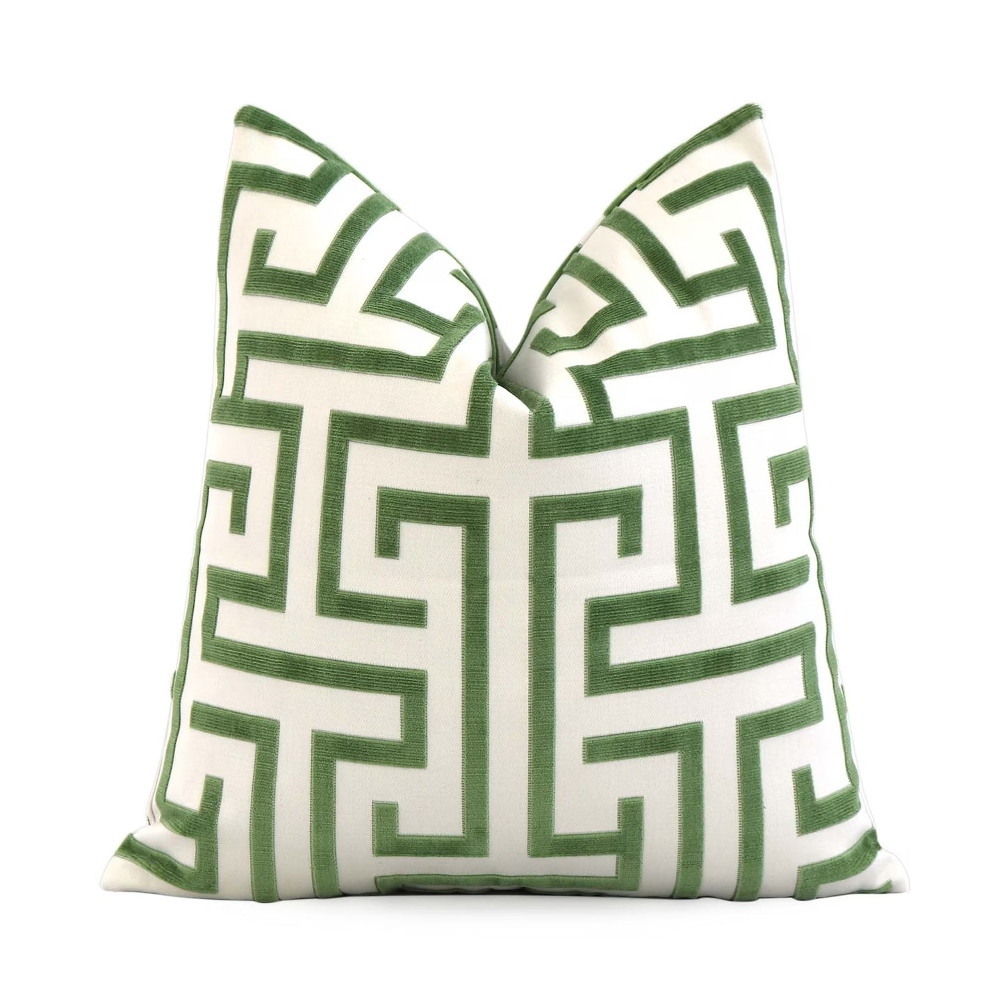 Ming Trail Accent Pillow in Green | 24"x24"