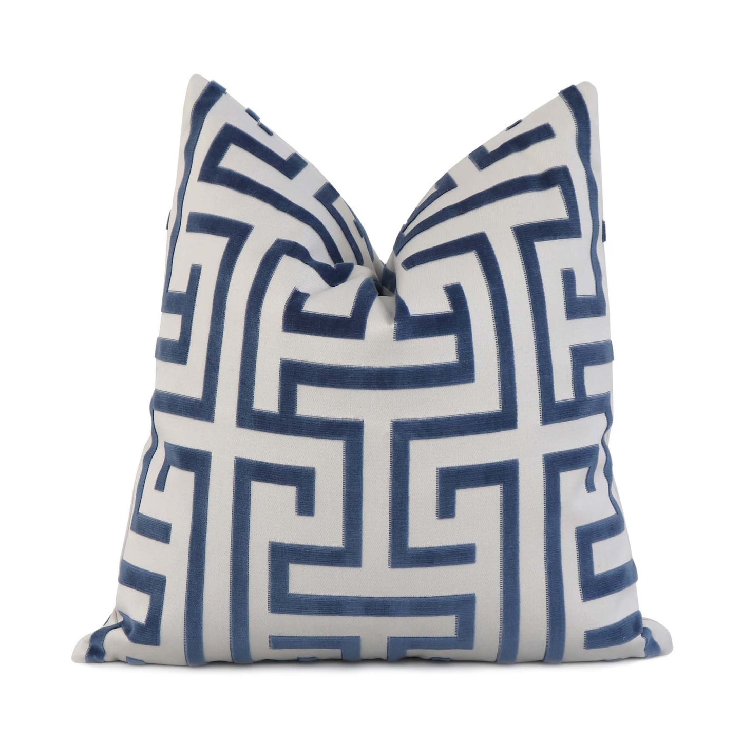 Ming Trail Accent Pillow in Blue | 20"x20"