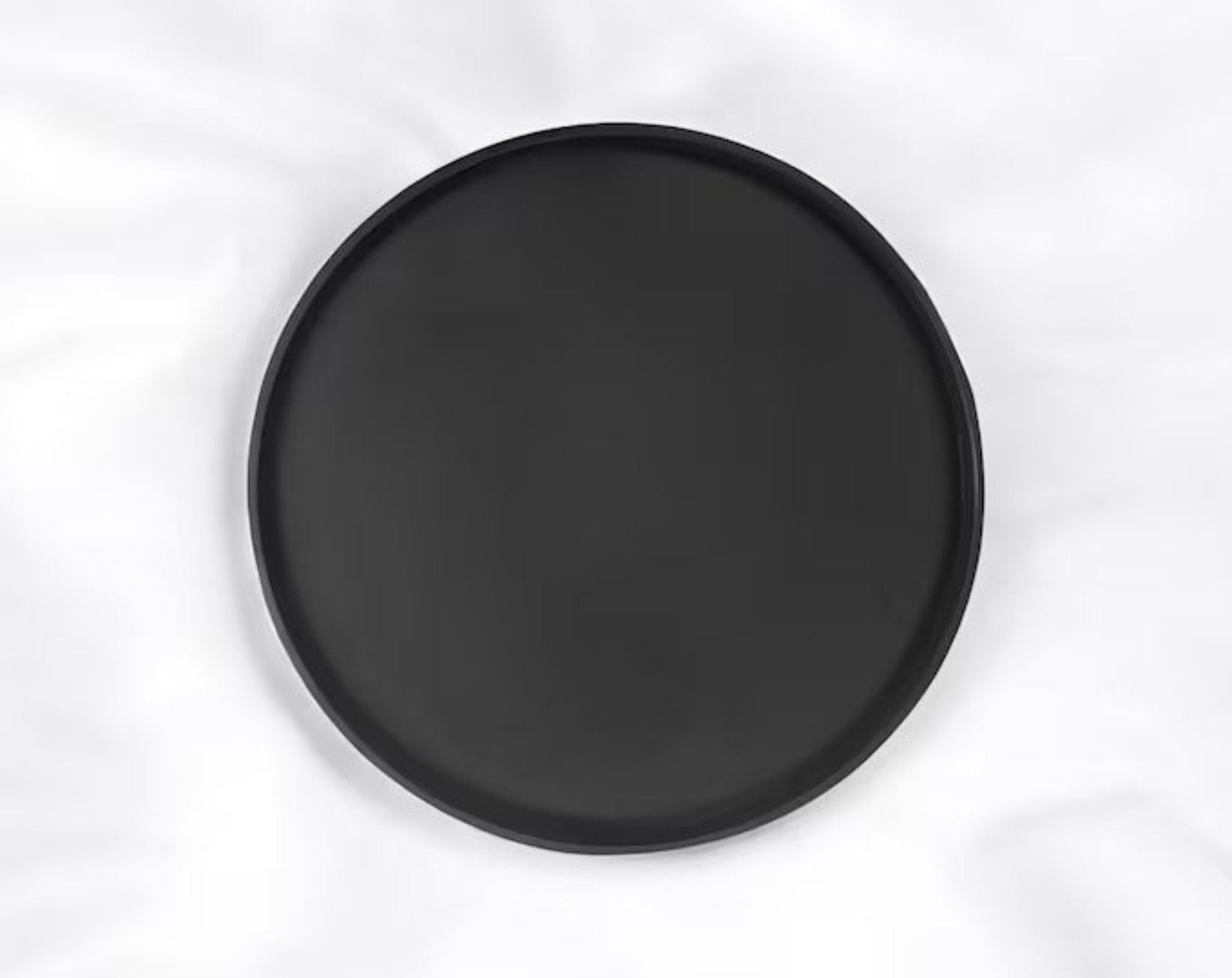 Large Round Tray | Black