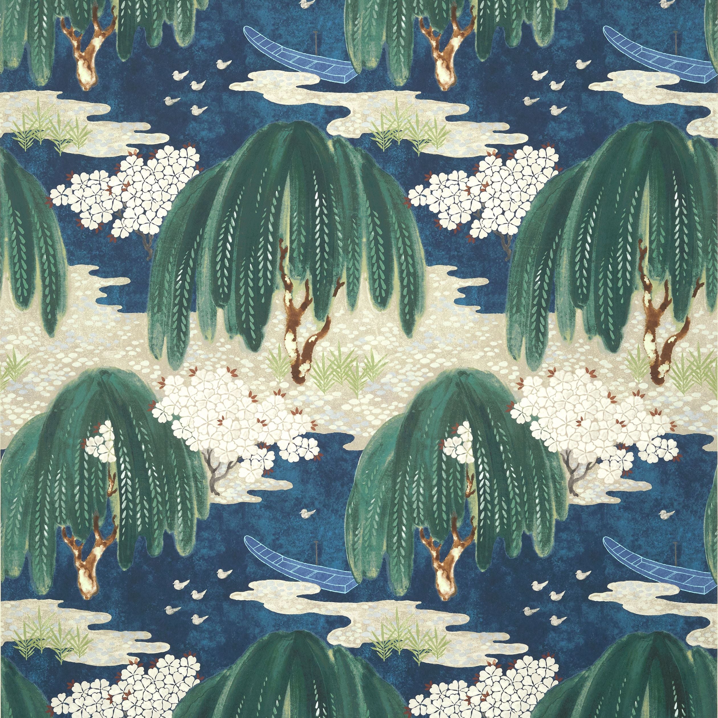 Willow Tree Thibaut Wallpaper - Double Roll