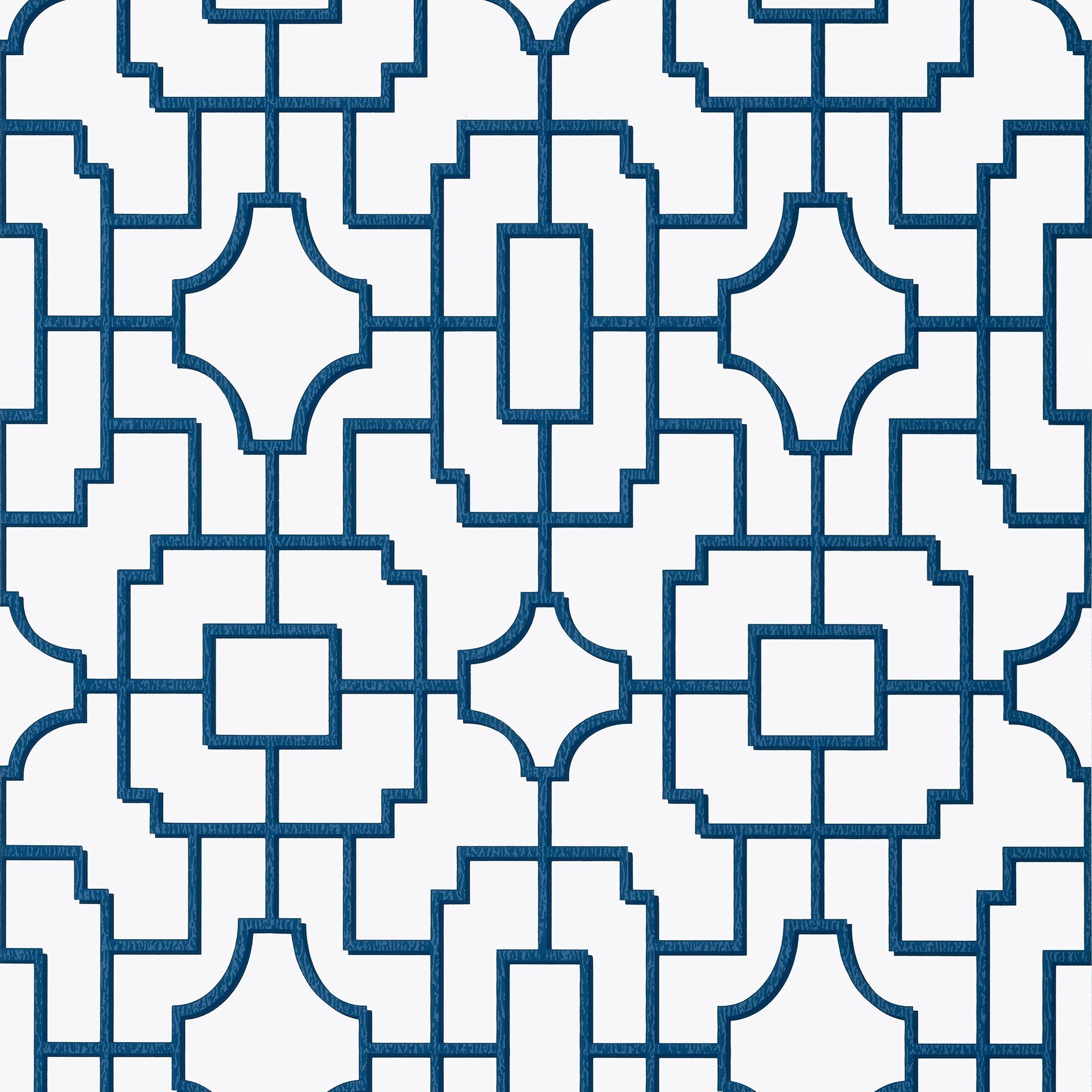 Fretwork Thibaut Wallpaper - Double Roll