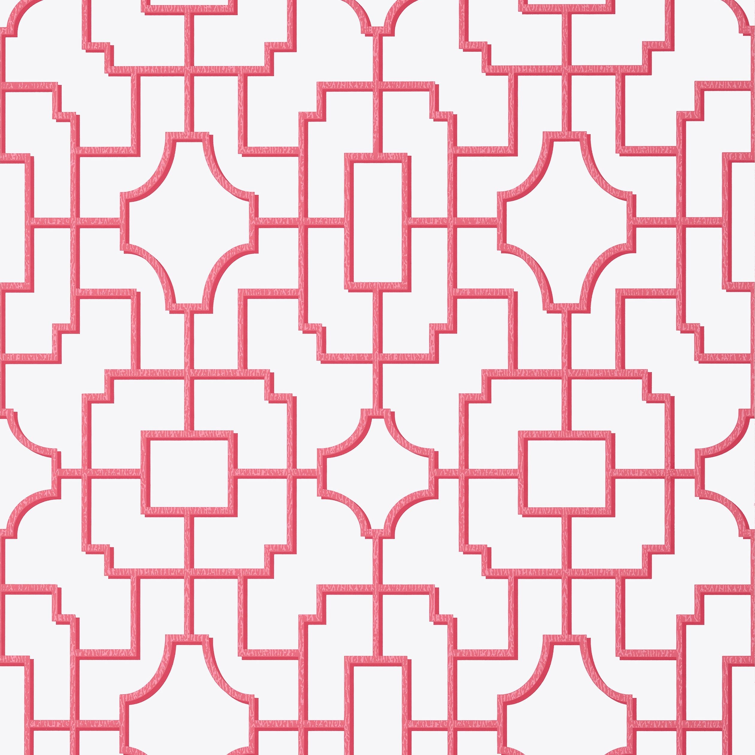 Fretwork Thibaut Wallpaper - Double Roll