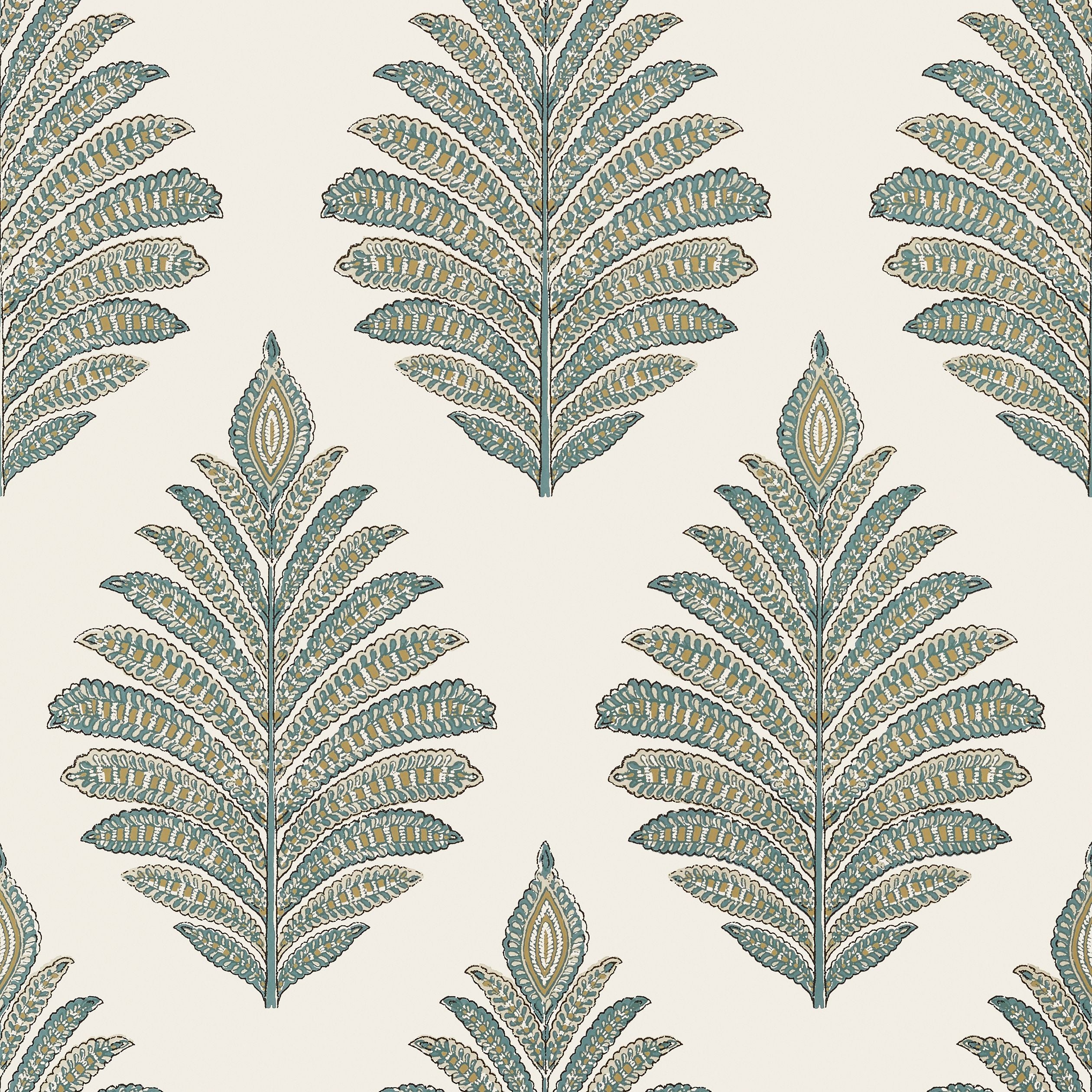 Palampore Leaf Thibaut Wallpaper - Double Roll