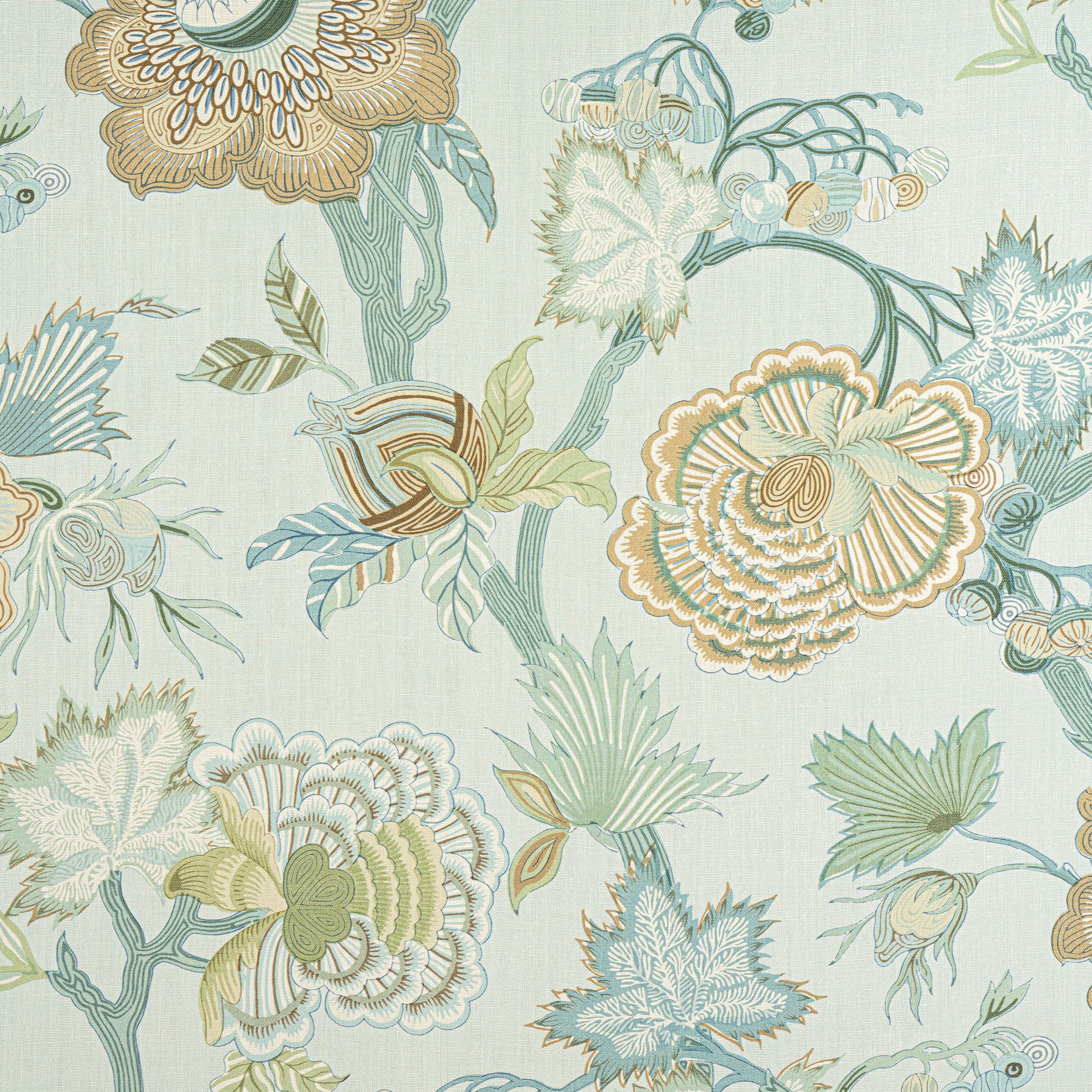 Indienne Jacobean Thibaut Wallpaper - Double Roll