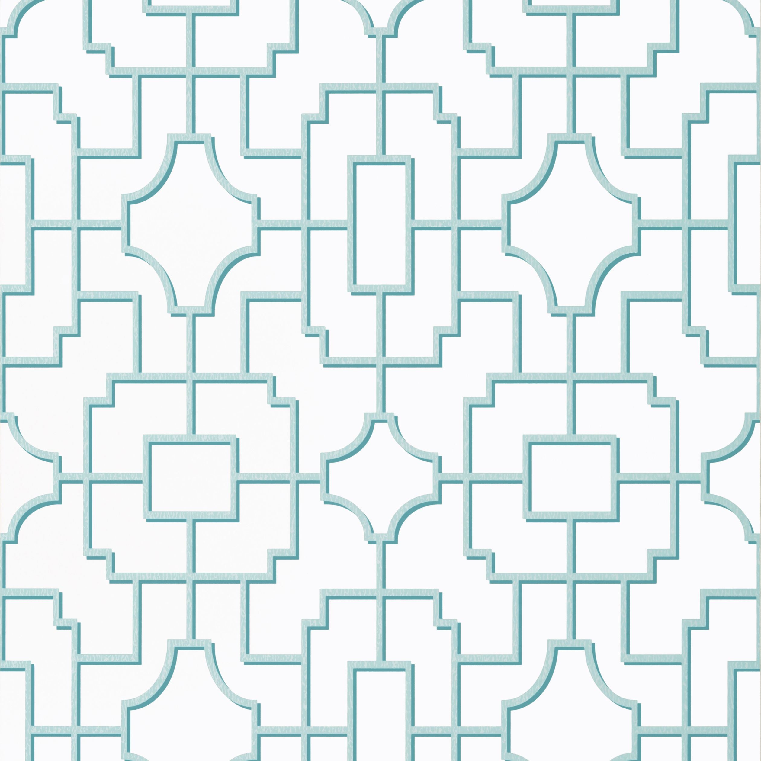 Fretwork Thibaut Wallpaper - Double Roll