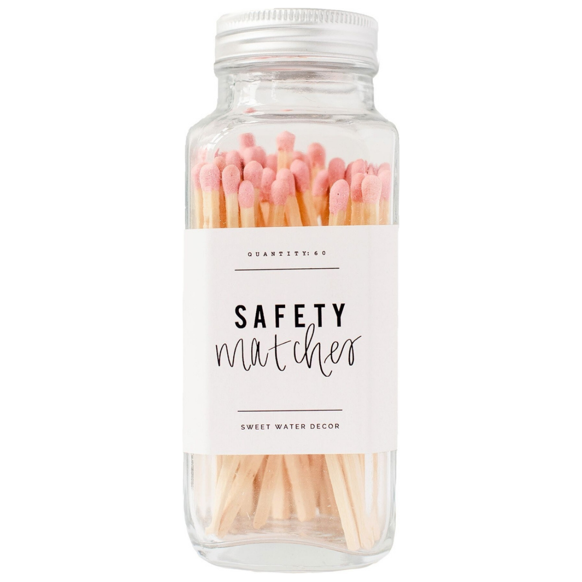 Safety Matches In A Jar | Pink