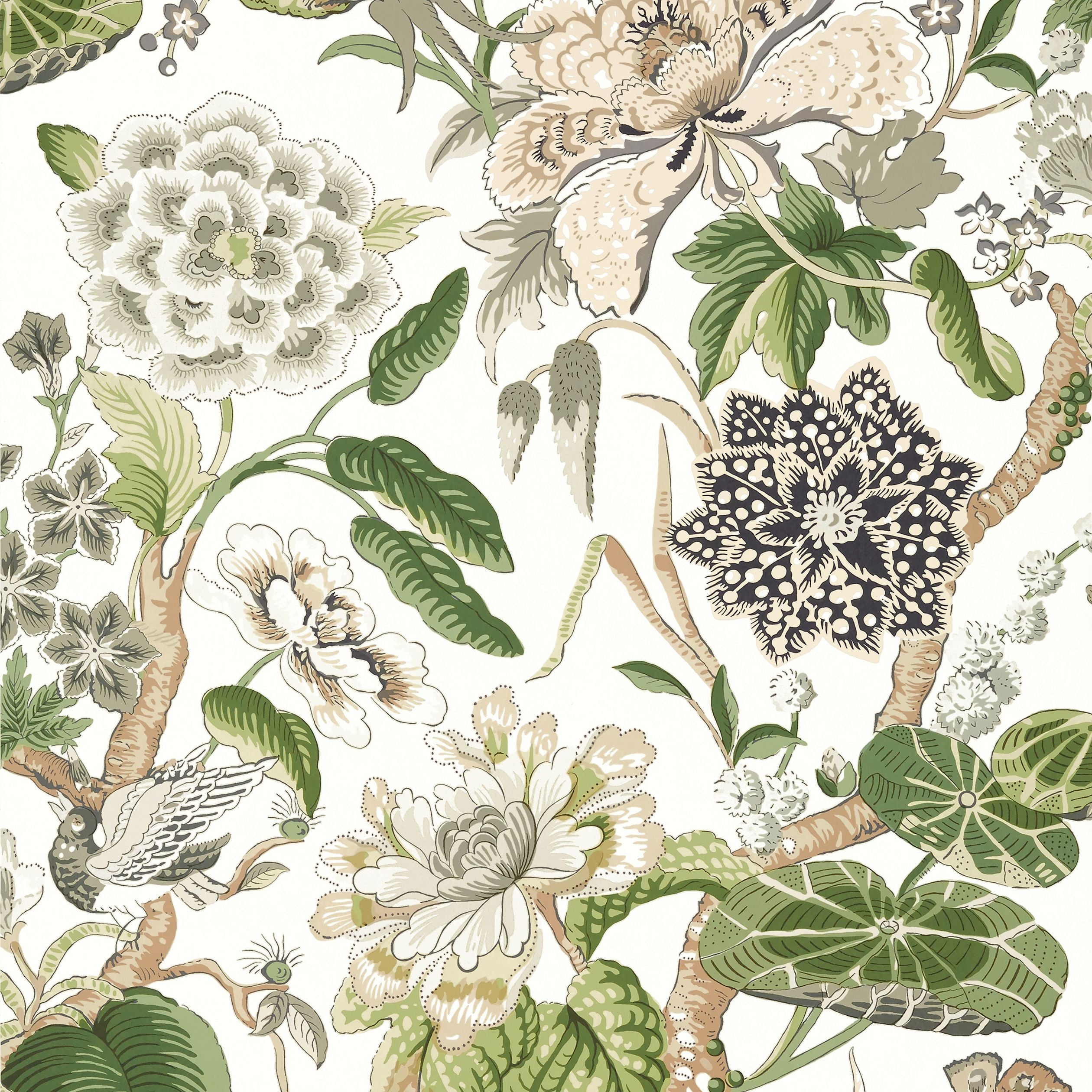 Hill Garden Thibaut Wallpaper - Double Roll