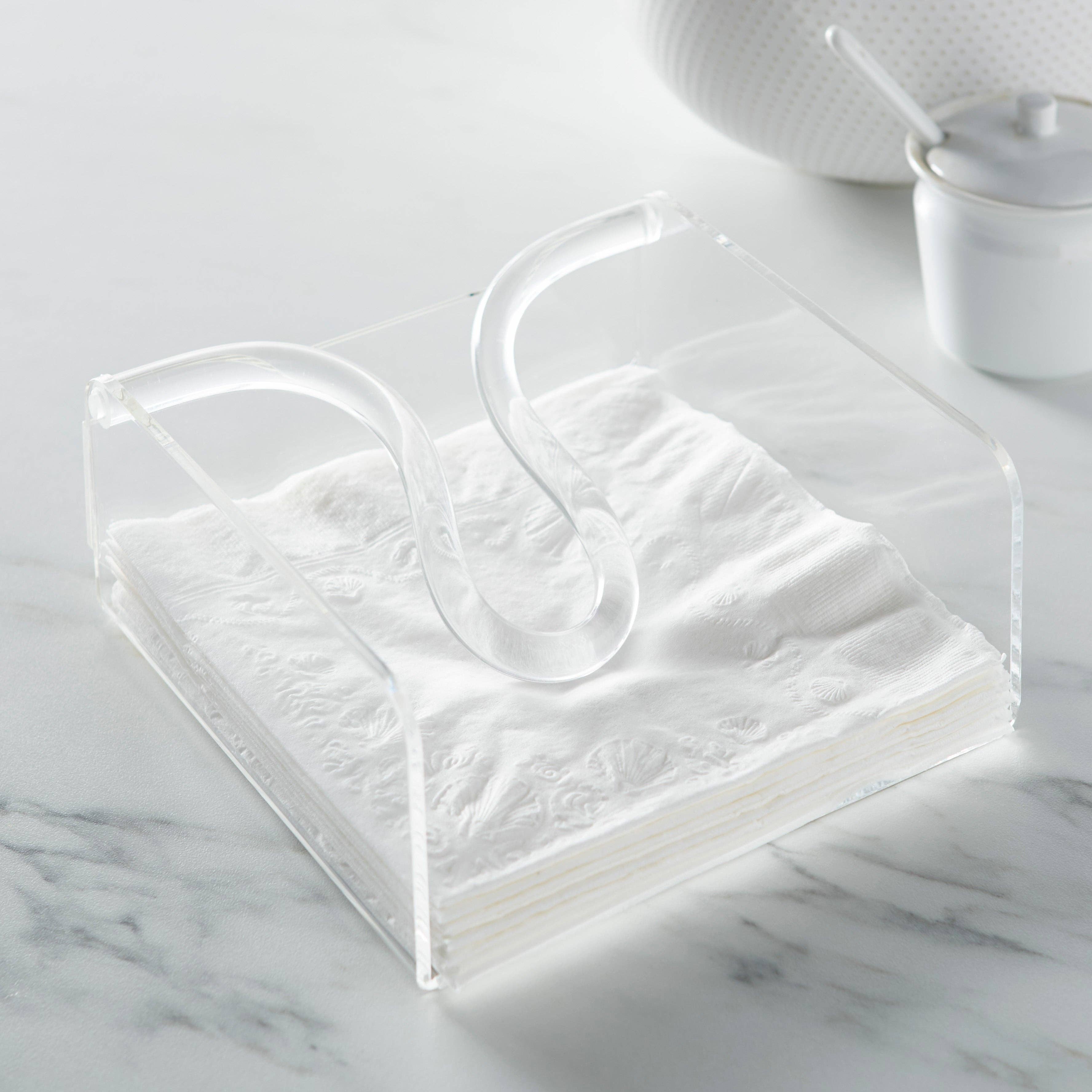 Bow-Rod Luncheon Size Napkin Holder