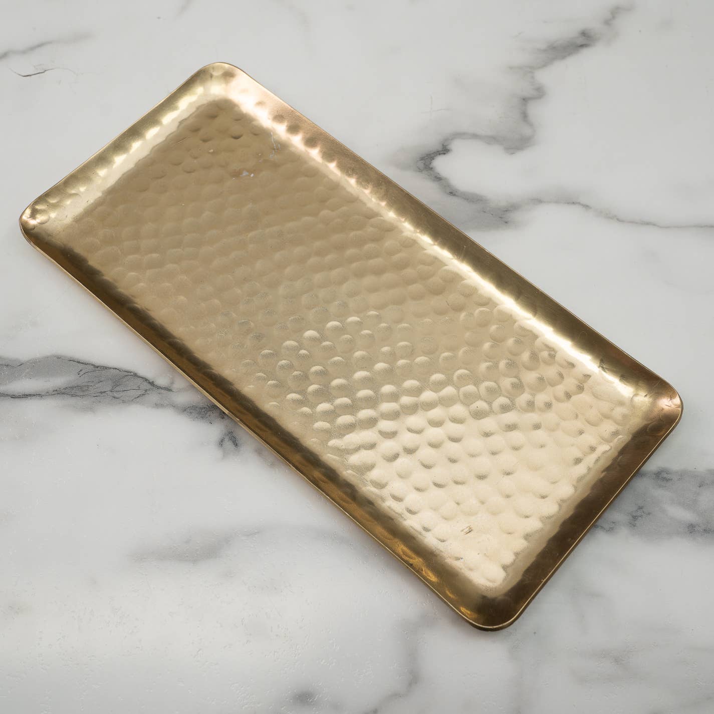 Gold Hammered Tray