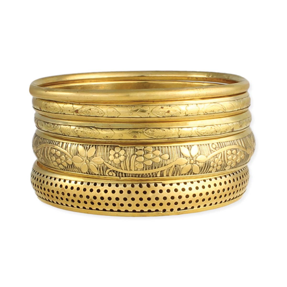 Victorian Vintage Gold Bangle