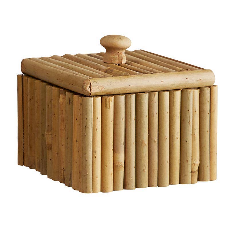 Bamboo Square Box With Lid