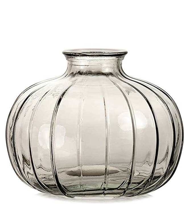 Pleated Glass Bud Vase (3 Style Options)