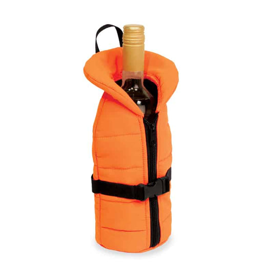 Wine Bottle Orange Life Jacket