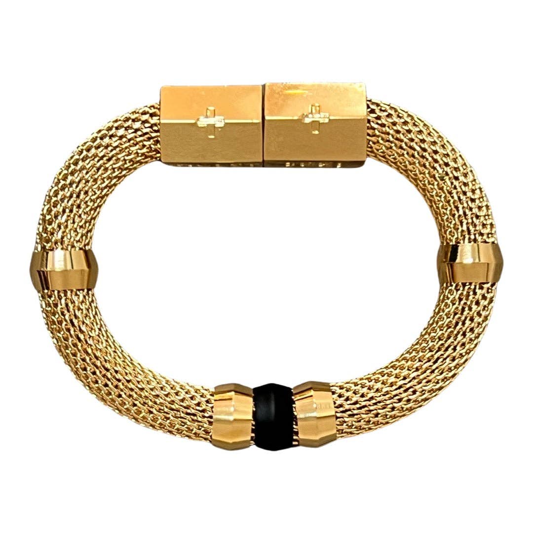 Mesh Candy Bracelet | Black