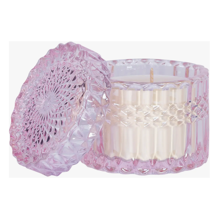 Peony Petite Shimmer Candle | 8 oz.