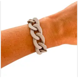 Chunky Acrylic Chain Bracelet (14 Color Options)