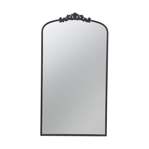 Tall Black Vintage Mirror - 66''H x 36''W