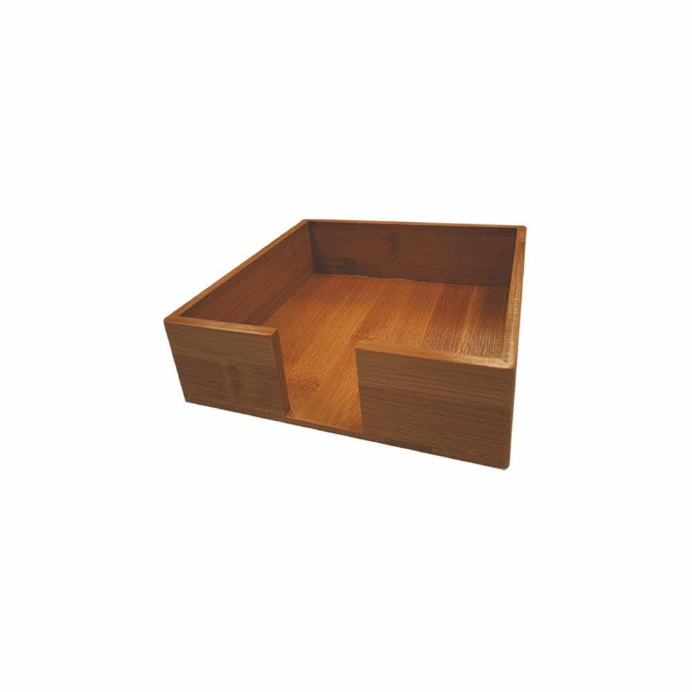 Napkin Caddy Wood - Chestnut