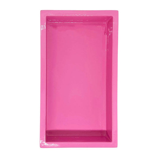 Hot Pink Bamboo Guest Towel Holder