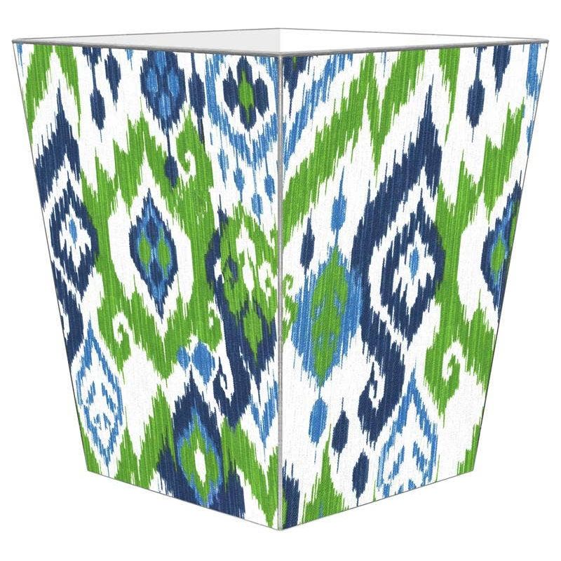 Seaside Ikat Wastepaper Basket